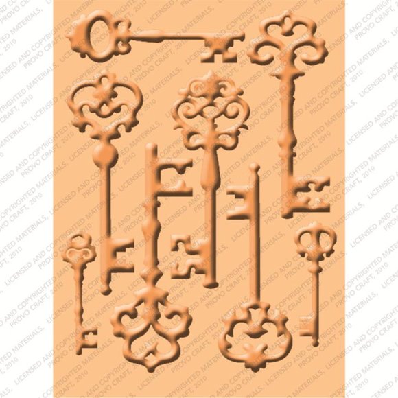 Cuttlebug 4-pc embossing folders - SENTIMENTALS - Picture 9 of 9